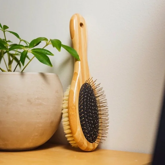 Bamboo Dog & Pet Grooming Brush |