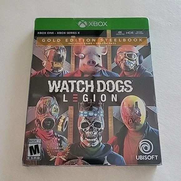 Watch Dogs Legion - Microsoft Xbox One Gold Edition Steelbook X box Series X