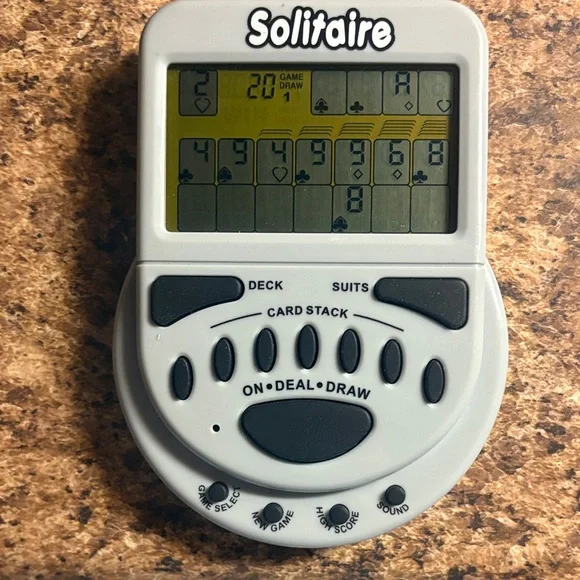 Solitaire Handheld Electronic Game - Gray