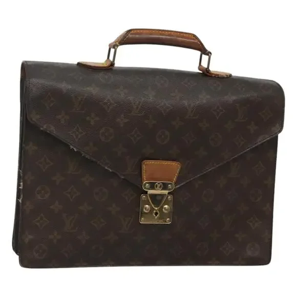 LOUIS VUITTON Monogram Serviette Conseiller Briefcase M53331