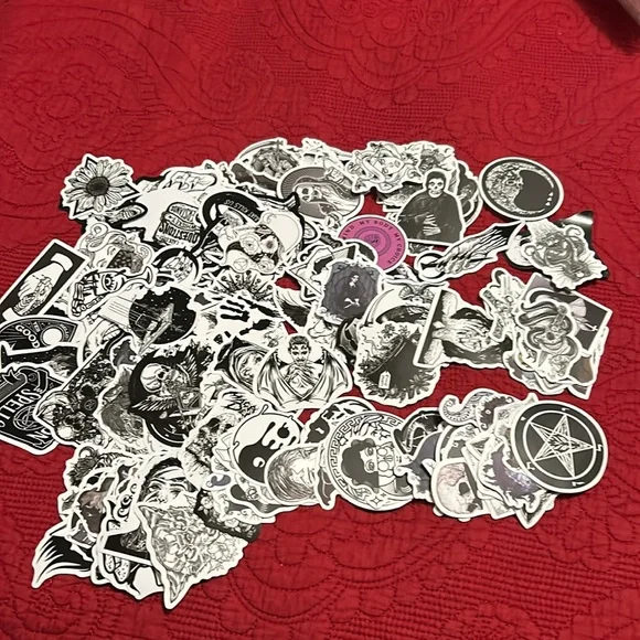 240+ goth/skull stickers