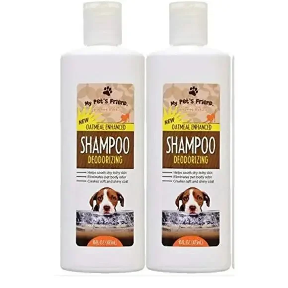 My Pet's Friend Oatmeal Shampoo For Itchy, Dry Skin, Deodorizing 16 FL oz (2 PK)