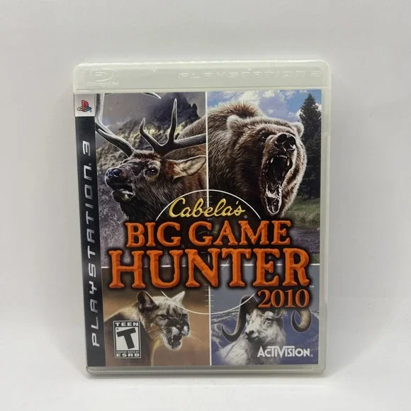 Cabelas Big Game Hunter 2010 W/ Original Case & Manual Sony PlayStation 3