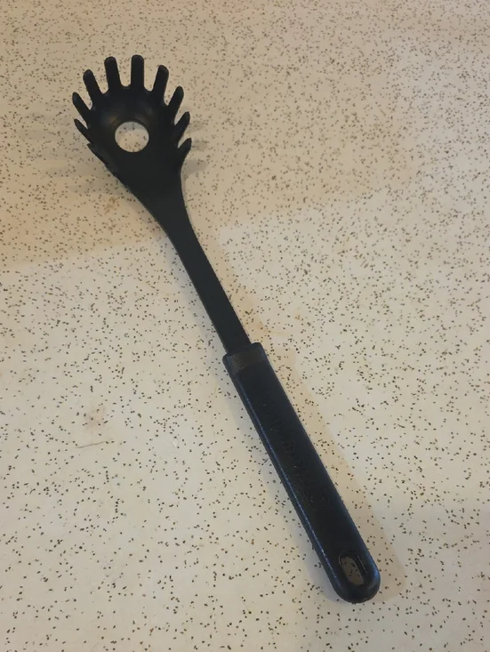 Calphalon Black Nylon Heat Resistant Spaghetti Server Spoon 13