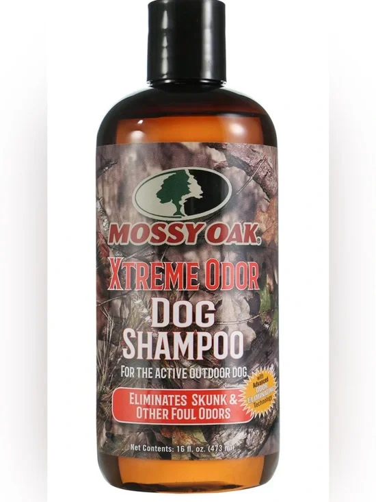Mossy Oak Xtreme Odor Dog Shampoo 16oz Dog Shampoo. Odor Eliminator Shampoo