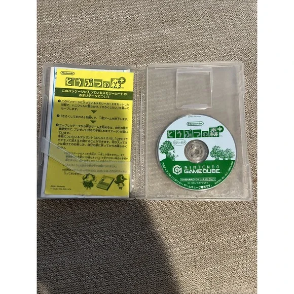 Dobutsu no Mori Plus Animal Crossing Nintendo GameCube Japanese Import US Seller