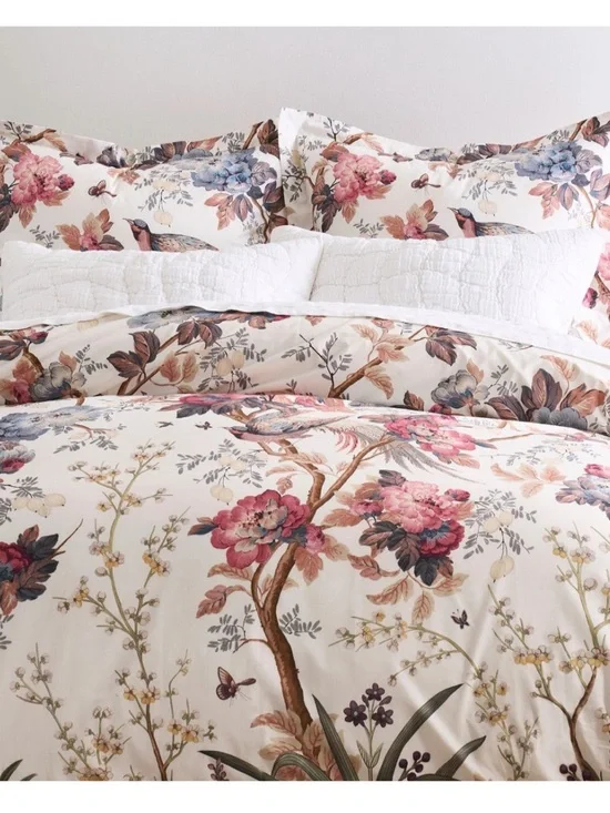 Pottery Barn Piper Floral Percale Pillowcase Sham 1 Standard