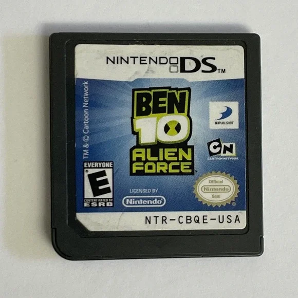 Nintendo DS Ben 10: Alien Force Video Game Cartridge Rated E Everyone Works