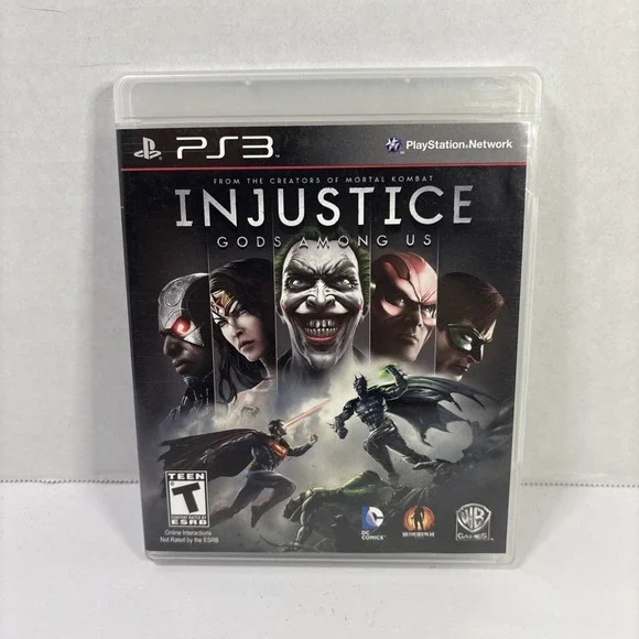 Injustice Gods Among Us PS3 Sony PlayStation 3 Complete CIB Tested Game