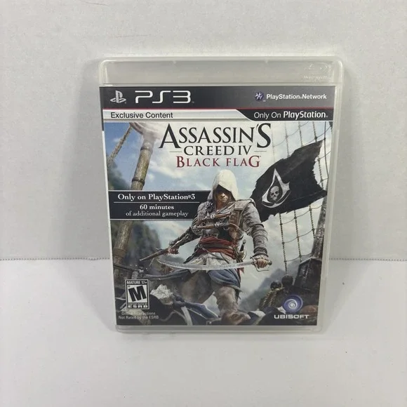 Assassin's Creed IV Black Flag PS3 Sony PlayStation 3 Complete CIB Tested