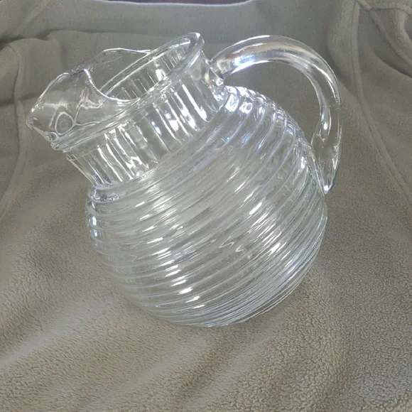 Anchor Hocking Clear Glass Pitcher