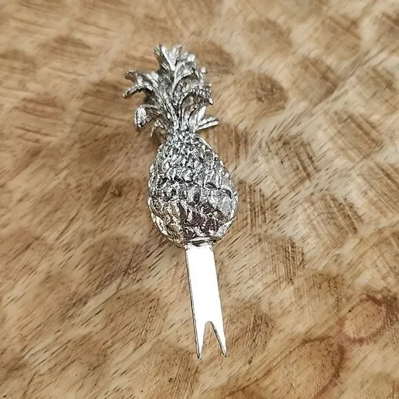 Pewter Pineapple Cheese~Crudite Fork