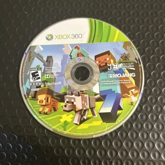Minecraft‎ (Microsoft Xbox 360 Edition, 2013) Disc Only Tested