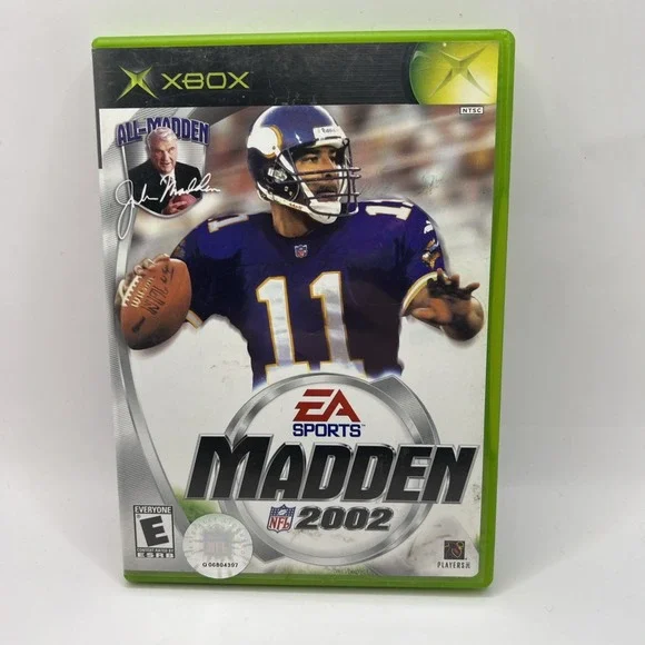 EA Sports Madden NFL 2002 CIB (Microsoft Xbox, 2001) Complete w/ Manual & Cover