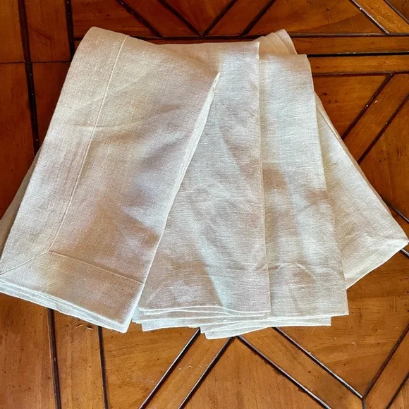 NEW 4 Pottery Barn 100% linen napkin