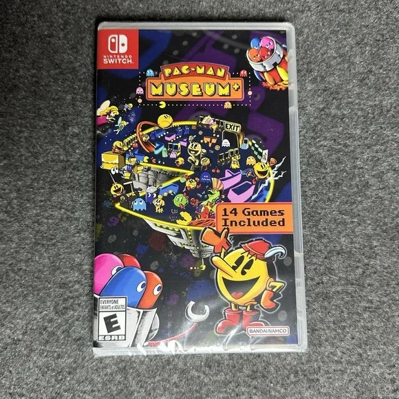 Pac-Man Museum Switch Brand New Factory Sealed NIB Complete CIB Nintendo Family