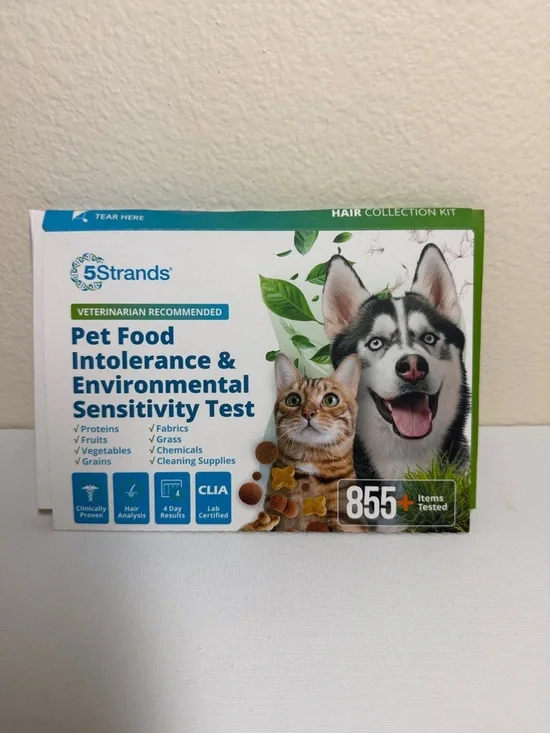 Pet Food Intolerance & Environmental Sensitivity Test