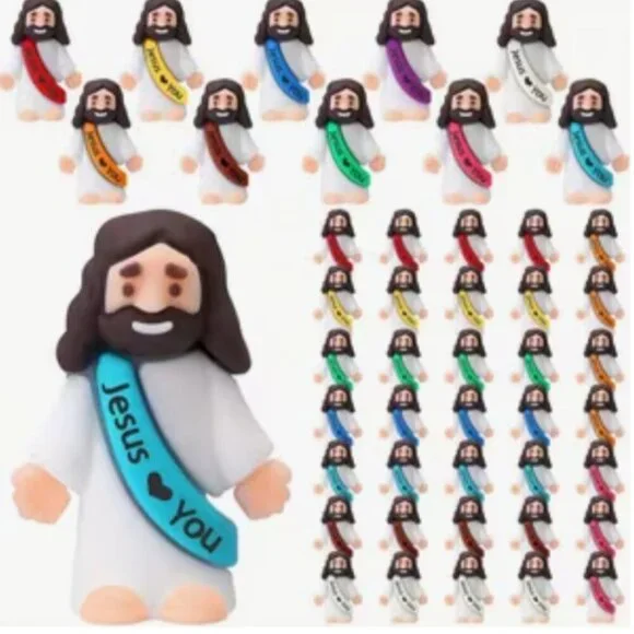 25 Little Jesus Figurines Everyone Needs a Little Jesus NWOT Jesus Loves You