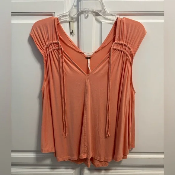 Free People Back In Town Swing Top Blouse Women’s Size XS