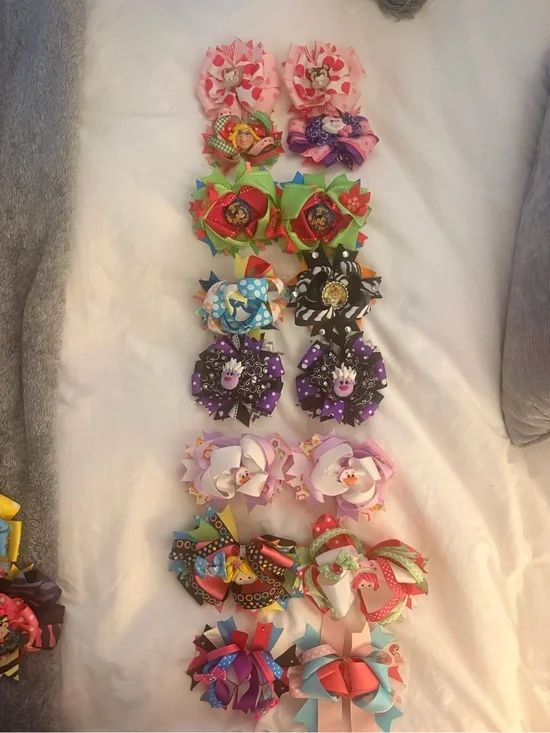 Character Some Disney Ribbon Hair Bows