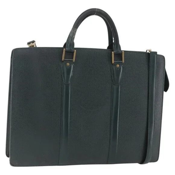 LOUIS VUITTON Taiga Porte Documents Rozan Bag Epicea