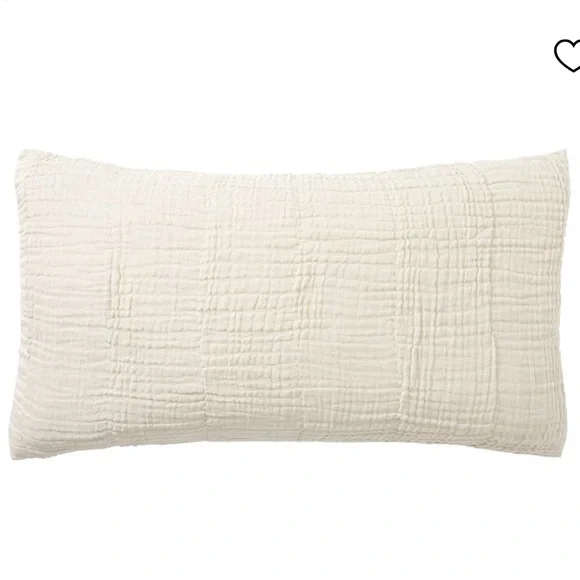Pottery Barn Cloud King Sham in Flax