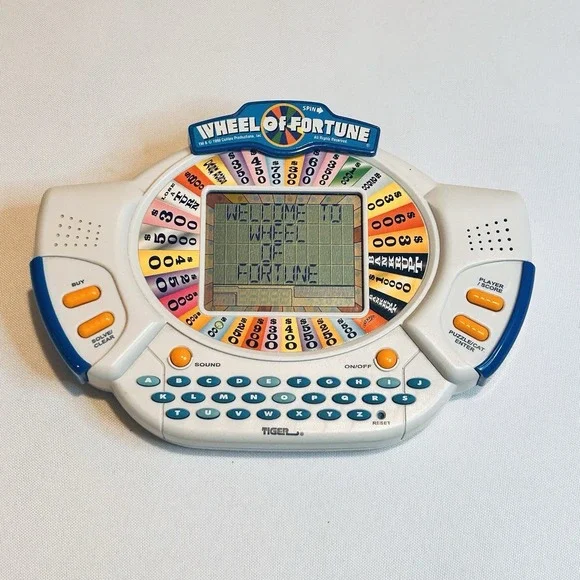 Wheel of Fortune Electronic Game with Cartridge Deluxe 1998 by Tiger