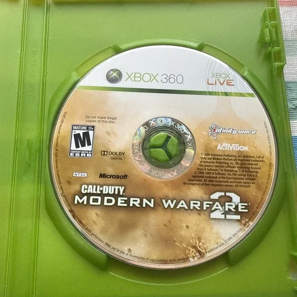 Call of Duty: Modern Warfare 2 (Microsoft Xbox 360, 2009) Disk Only Ship Fast