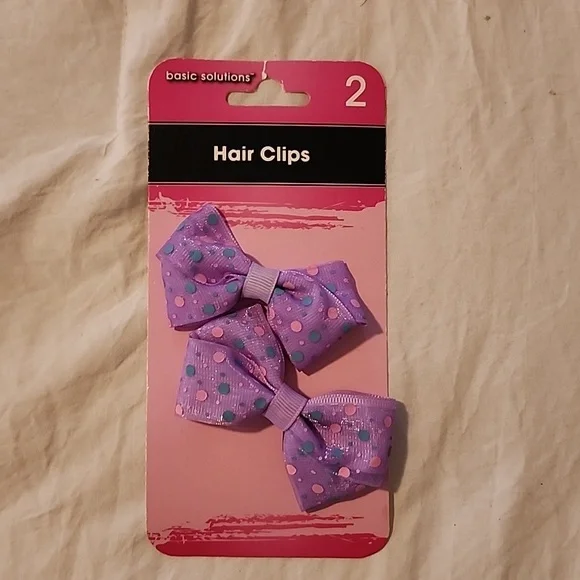 4 For $20. Dog hair clips bows