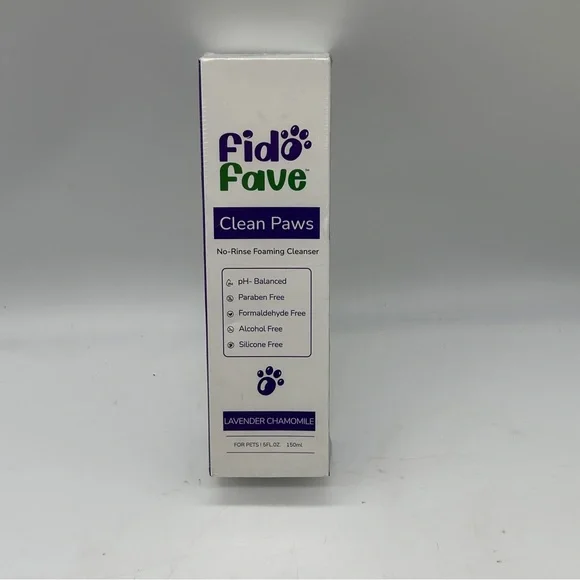 Fido Fave Clean Paws Cleanser NEW NIB