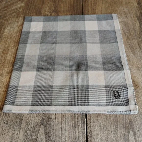 Vintage Dior Check scarf