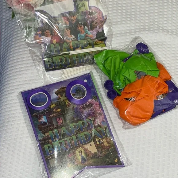 Disney Encanto Bruno, Mirabel, Birthday Party Set, Happy Birthday Kit