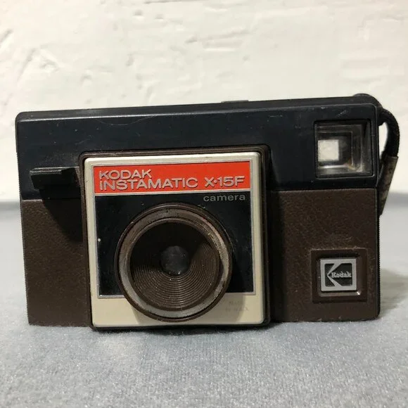 KODAK INSTAMATIC X-15F Vintage 126 Film Camera Made in USA