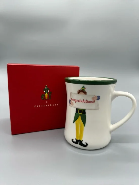 Pottery Barn Elf Mug