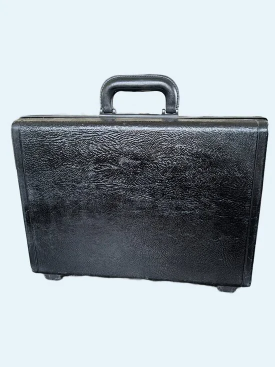 Vintage Samsonite Combo Lock Black Hardshell Briefcase