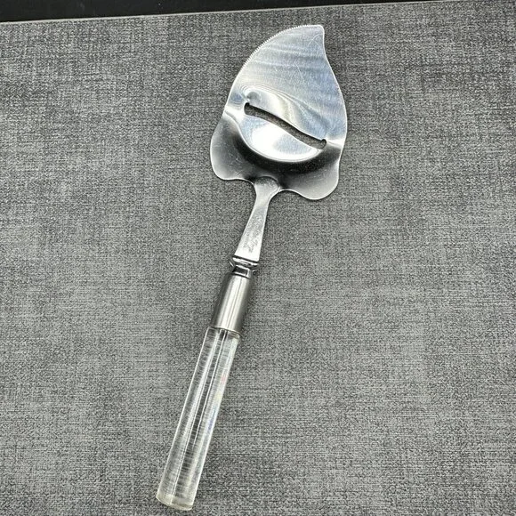 Vintage Cheese Slicer Frontier Forge Stainless Steel Clear Lucite Japan