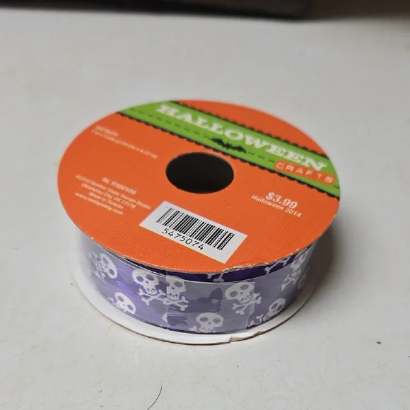 Purple Skull Ribbon
