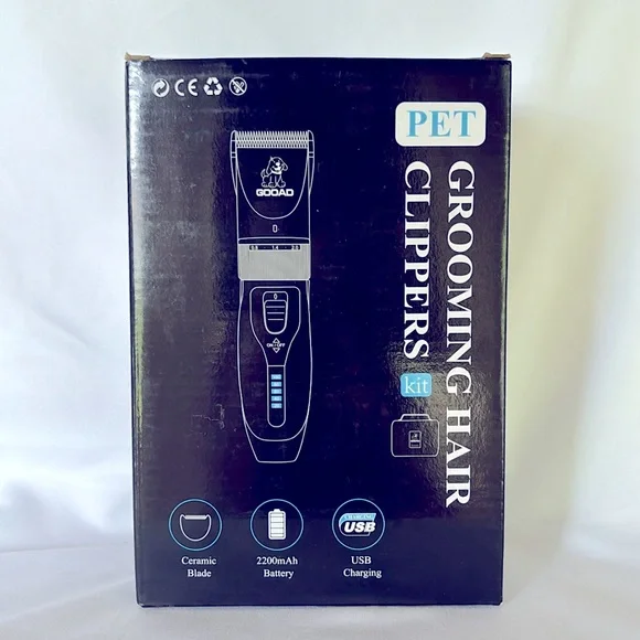 Like New! GOOAD PET Grooming Hair Clippers Kit