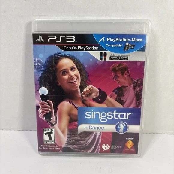 SingStar + Dance PS3 Sony PlayStation 3 2010 Complete CIB Tested