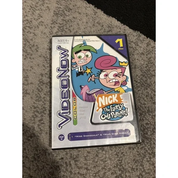 VideoNow Color Disc – Fairly OddParents #1 Miss Dimmsdale/Mind Over Magic