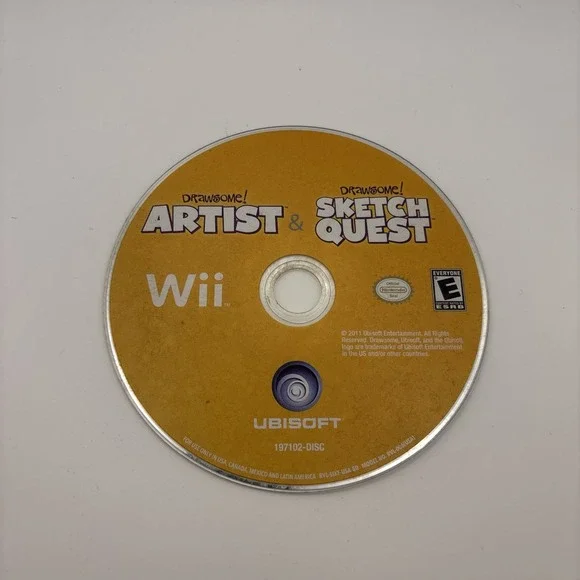 Drawsome Sketch Quest Artist Nintendo Wii Video Game 2011 Drawing Art Game