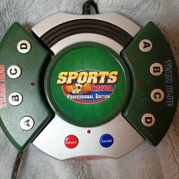 Vintage Senario Sports Trivia Professional Edition Electronic TV Game