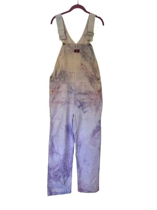 Riverside Tool & Dye x Free People Tie Dye Vintage Dickies Overalls 30x32