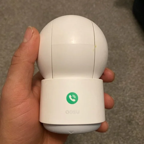 AOSU Indoor 360 Camera with Night vision, charging cable & Free Mounts