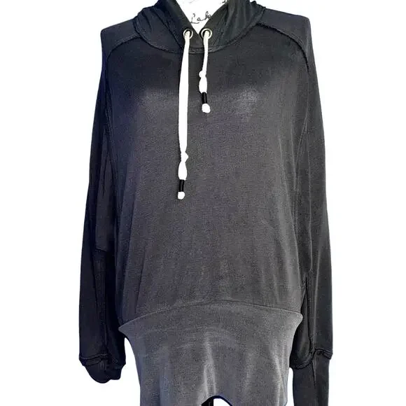 Free People‎ Movement Ready Go dark gray sweatshirt small