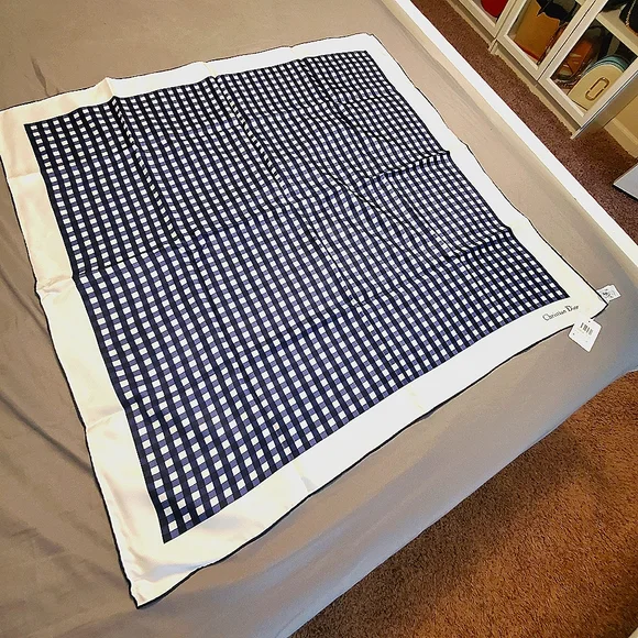 Dior silk scarf