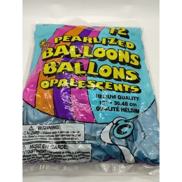 Unique Party Supplies - 72 Pearlized Balloons - 12