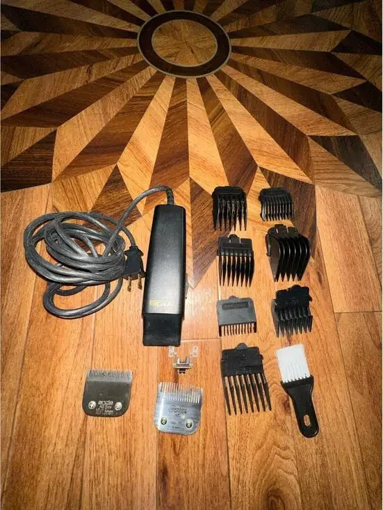 GenuineVTG Andis 317G Black HAIR CLIPPERS w/ 10 Ultraedge AG 1.5 Andis Blade