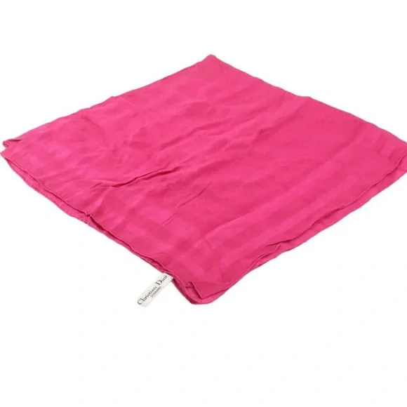 Christian Dior Pink Trotter Scarf Authentic