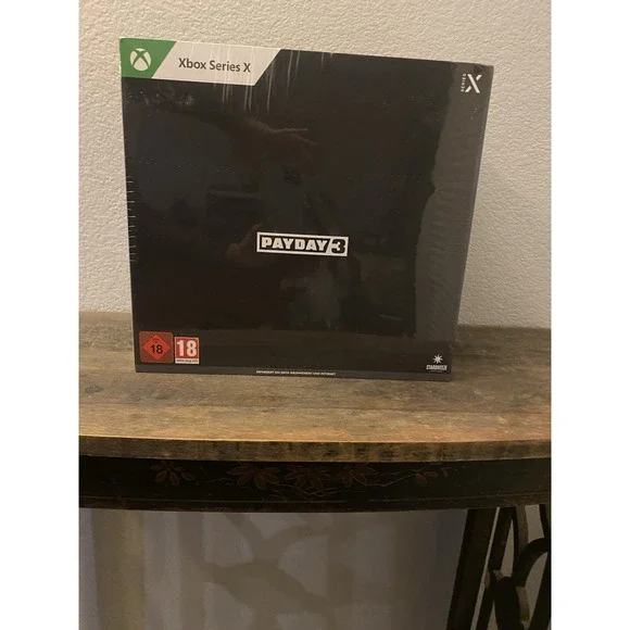 Pay Day 3 Collector's Edition Xbox Series X New Still Sealed Rare Gold Mask